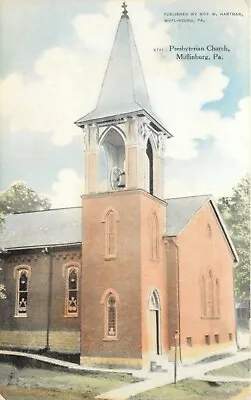 A View Of The Presbyterian Church Mifflinburg Pennsylvania PA 1908 • $9.95