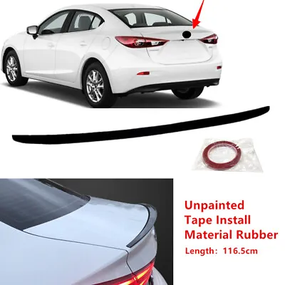 116cm Fit For Mazda 3 2013-2018 Sedan Universal Trim Car Rear Trunk Spoiler Wing • $31.99
