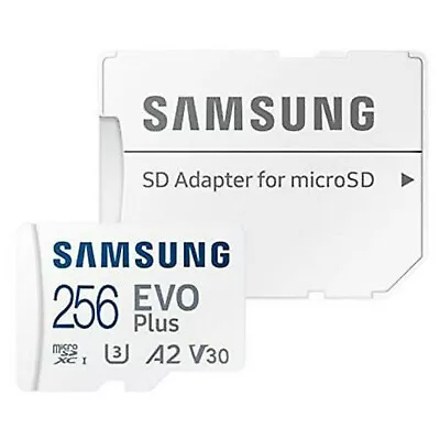 Samsung EVO Plus 256GB Micro SD Card MicroSDXC Class10 Mobile Phone Memory Card  • $54