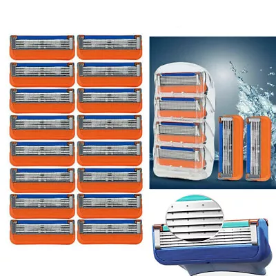 16PCS Shaving Razor Blades Refills Compatible For Gillette Fusion 5 Proglide • $20.48