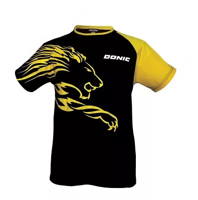 Donic T-Shirt Lion Black/Yellow • £19.99