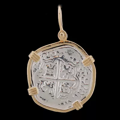 Atocha Sunken Treasure Jewelry - Medium Pieces Of 8 Silver Coin Pendant • $99.95