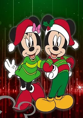 Disney Mickey And Minnie Mouse A4 Art Print Photo Picture Wedding Gift • £4