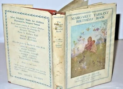 £345 • Buy * Very Rare * Margaret Tarrant Birthday Book In D/J Circa 1932