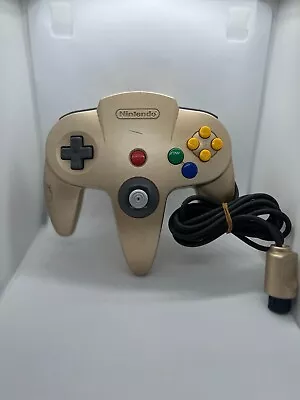 Nintendo 64 N64 Gold Controller 🎮 Original Genuine 6/10 Joystick • $1.25