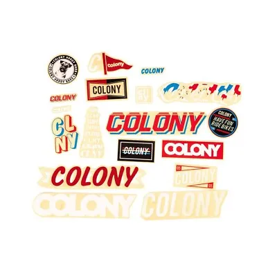 Colony Australian BMX Brand Assorted Sticker Pack For Freestyle BMX Bikes • $9.99