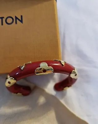 Louis Vuitton Red Bangle Bracelet  • £150