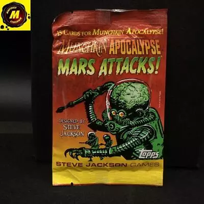 Munchkin Apocalypse - Mars Attacks! Card Pack (NIB) - #91712 - Board Games • $8.28