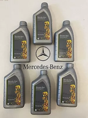 Mercedes Benz 0W-20 Engine Oil (6) 1 Liter Bottles 000-989-83-02-11-BNXU • $87.99