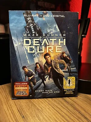 Maze Runner: The Death Cure (2-disc Bluray/DVD 2018 Used-Great W/Slipcover) • $4.99