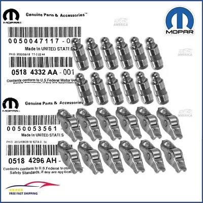 Oem Mopar 11-2021 Jeep Dodge Chrysler 3.6l Rocker Arms & Valve Lifters Kit • $215