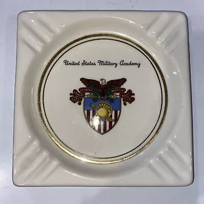 RARE Vintage United States Military Academy At West Point Ceramic Ashtray • $10