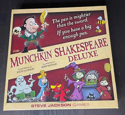 Munchkin Shakespeare Deluxe Edition Board Game Toy Holiday Game Night New • $21.97