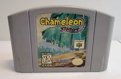 Chameleon Twist (Nintendo 64 1997) CART ONLY *Authentic*Tested/Working* • $27.99