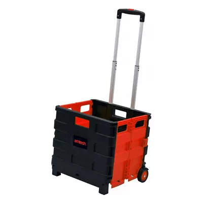 £17.99 • Buy Folding Boot Shopping Cart Car Foldable Trolley Amtech S5650 Telescopic Handle