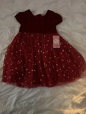 Matalan Red Dress 12-18 Months • £4