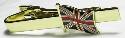 Union Jack Flag Tie Bar Fix Clip Great Britain GB UK Metal Clasp  • £3.99