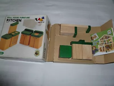 £4.95 • Buy Wooden Dolls House Furniture Plan Kitchen 9203 Never Used Box Elc