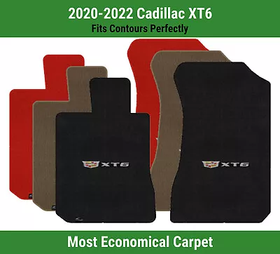 Lloyd Velourtex Front Row Carpet Mats For '20-22 Cadillac XT6 W/Crest W/XT6 Logo • $138.99