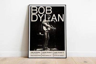 $21.95 • Buy Bob Dylan Concert Poster Decor Art Wall, Room, Home, Hanging No Frame Gift Fan