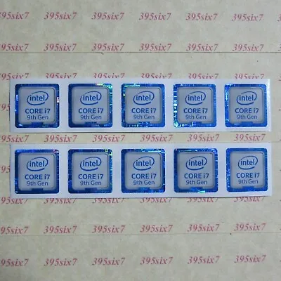 Laptop PC Processor Sticker (8th 9th10th Gen) Sticker - 10 PCS Stickers • $8.10