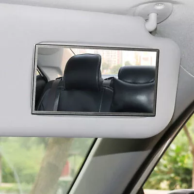 1x Stainless Steel Clip On Sun Visor Vanity Mirror Car Interior Truck Automobile • $9.09