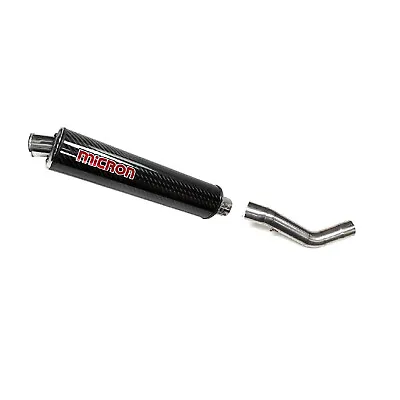 Suzuki GSXR1000 01-04 Exhaust B/O To S/O Kit Micron Round Carbon • $708.20