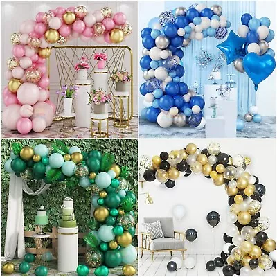 Balloon Arch Kit +Balloons Garland Birthday Wedding Party Baby Shower Decor UK 2 • £1.45