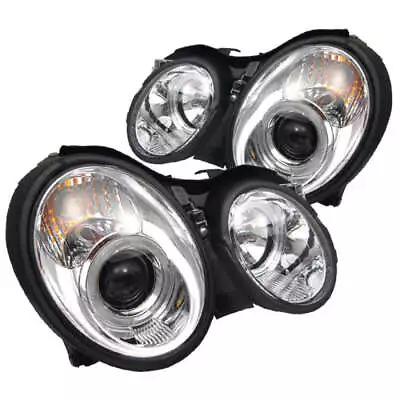 Spyder Fits Mercedes Benz CLK 98-02 Projector Headlights Halogen Model- LED Halo • $587.51