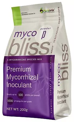 Myco Bliss - Mycorrhizal Inoculant For Plants - 5 Superior Strains - Organic ... • $30.21