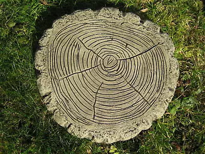 Stepping Stone LOG Wood | Garden Ornaments 10 Inches Diameter • £13.99