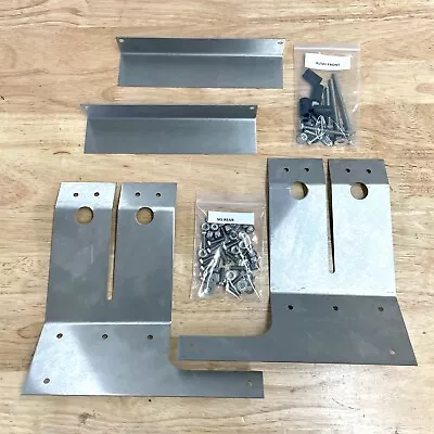 Jeep Comanche MJ Mud Flap Bracket Kit - Replacement Stainless Steel (1986-1992) • $89