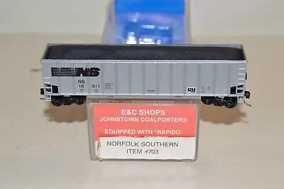 N Scale E&C Shops Norfolk Southern Ry Coalporter Coal Hopper Gondola Car Train • $4.25