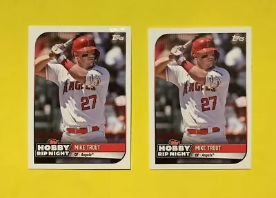 Mike Trout 2024 Topps Hobby Rip Night Two Card Lot • $4