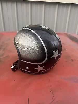 Vintage Safetech Sparkle Helmet Stars And Stripes 11.75 • $99.99