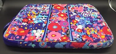 Vera Bradley Laptop Tablet File Quilt Sleeve Impressionista 2016 Retired 14 X 11 • $28