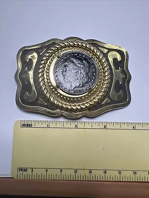 Coal And Gold 1888 Morgan Dollar Belt Buckle  • $150