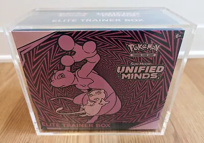 Pokemon TCG - Unified Minds - Elite Trainer Box - Sealed ETB W/ Acrylic Case! • $329.99