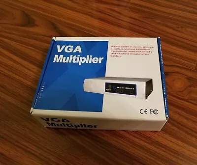 Linxcel VGA-401 4Channel VM-114A Video Splitter 4 Port/Position Video Multiplier • $27