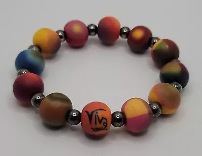 Colorful Viva Beads 6  Stretch Bracelet • $6.99