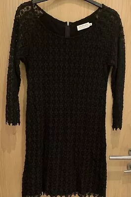Velvet By Graham & Spencer Black Noelle Lace Dress Size Small • £17