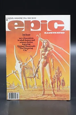 Epic Illustrated (1980) #3 Paul Gulacy Cover 1st App Dreadstar Jim Starlin NM- • $40