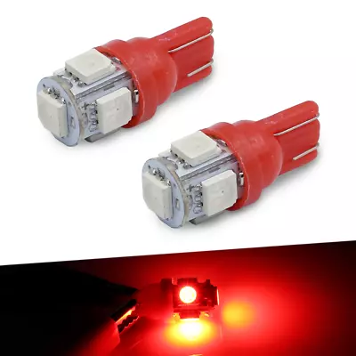  10-pack RED T10 Wedge Bulb LED For Malibu 12V AC/DC Landscape Light • $13.90