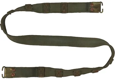 British Military P37 Lee Enfield Khaki Rifle Sling P-37 WWII Web Brass Fittings • $34.75