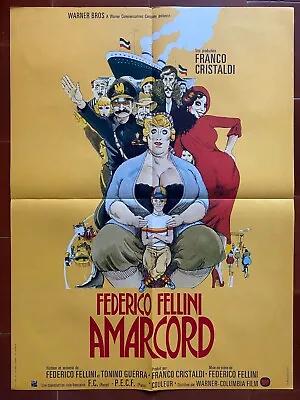 Poster Amarcord Magali Christmas Federico Fellini Bruno Zanin 23 5/8x31 1/2in • $134.21