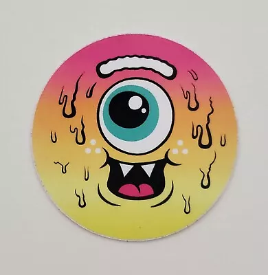 Buff Monster Small Sticker 2  Round Slap NEW Unused Street Art The Melty Misfits • $5.99