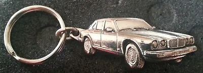 Jaguar Keyring XJ Xjs Silver Relief Rear Smooth - Dimensions 48x23mm • $19.37