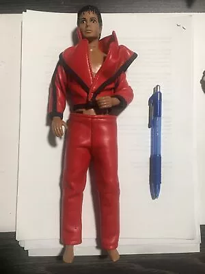 1/6 Scale 1984 Michael Jackson Thriller Red Suit Figure (rare) -no Glove Shoes • $59.99