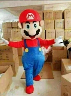 2024 Super Mario Mascot Costume Cosplay Party Fancy Dress Brothers Suits Adult • $145