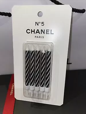 CHANEL FACTORY 5 VIP GIFT Birthday Candles NEW & AUTHENTIC • $35